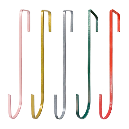 12" /15"Christmas Color Series Wreath Hooks