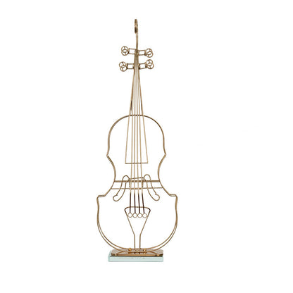 Metal violin ornaments WL00475.476.477