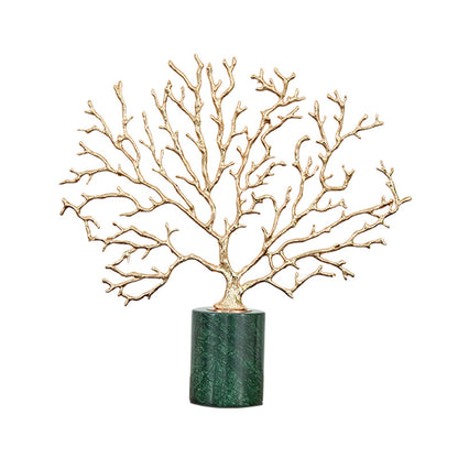 Metal gold coral ornaments WL00466.467.468