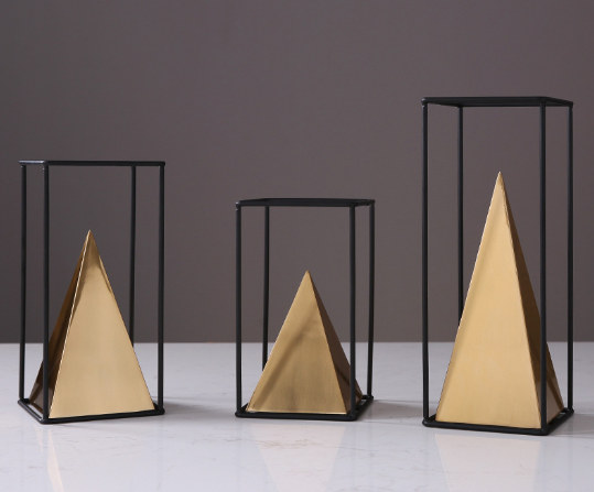 Pyramid home metal ornaments WL00481.482.483