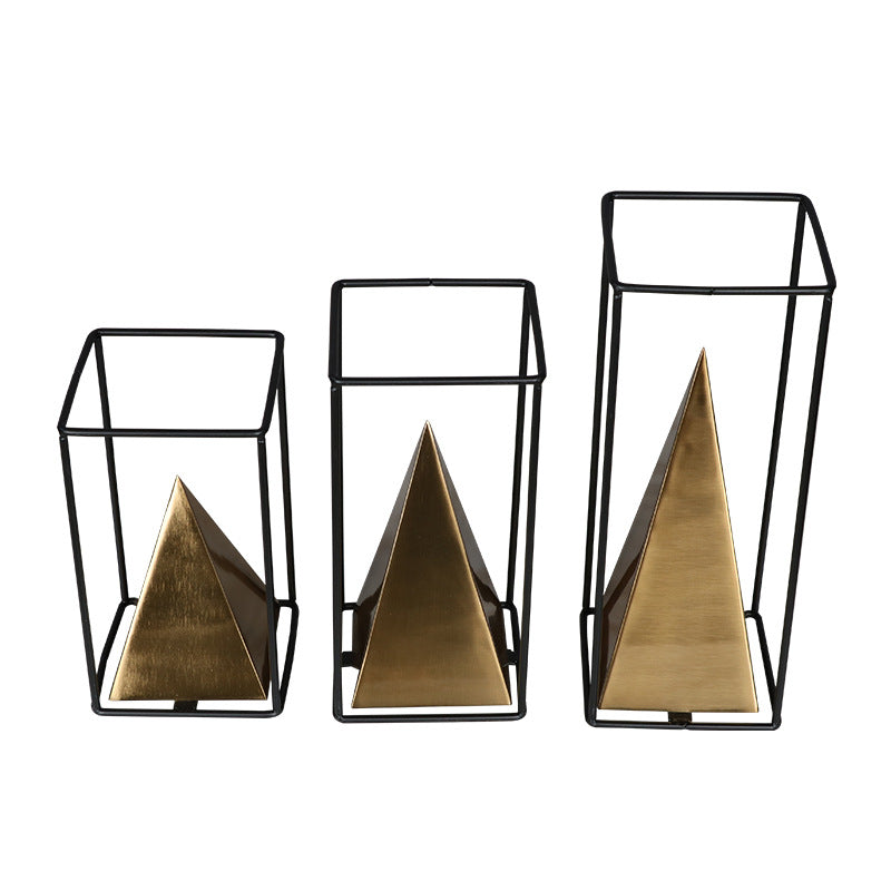 Pyramid home metal ornaments WL00481.482.483