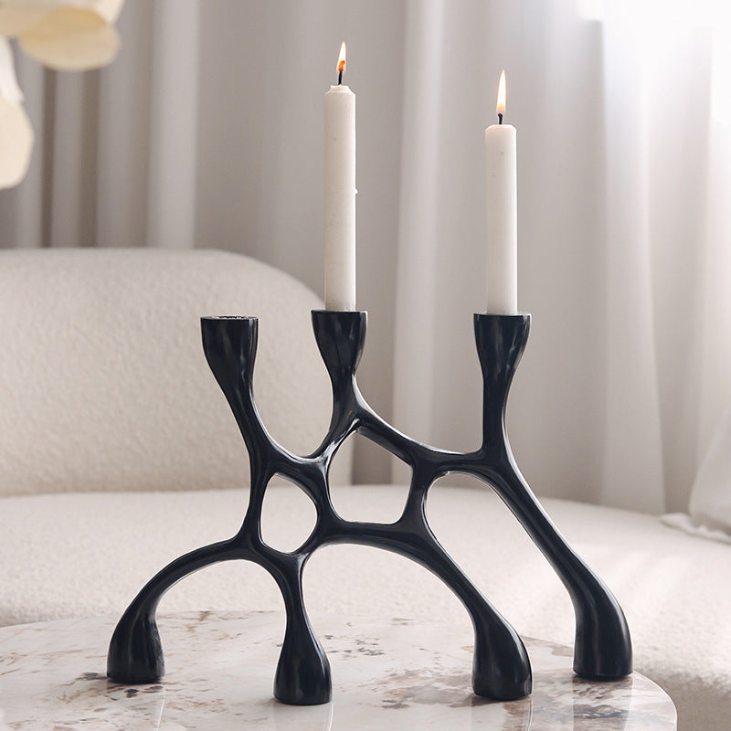 Geometric three head candle holder WL00307.308.309