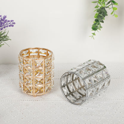 Gold and silver crystal vase ornaments WL00120.121