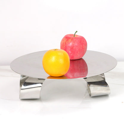 Stainless steel mirrored fruit plate WL00277