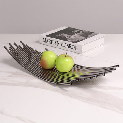 Minimalist tray, irregular metal fruit tray