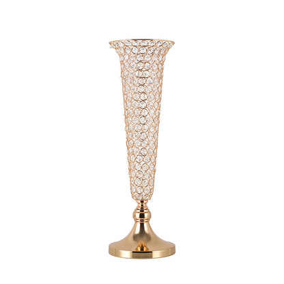 European-style crystal horn-shaped flower decorative ornament  9701