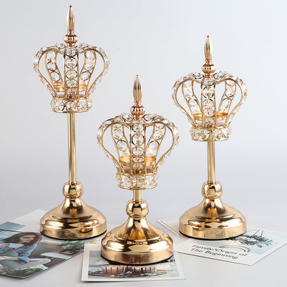 Retro Crown Candlestick Stand WL00375.376.377.378.379.380