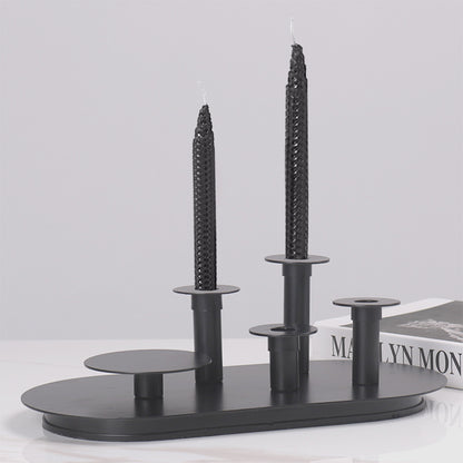 Black and white magnetic candlestick WL00331.332 Candle Holder