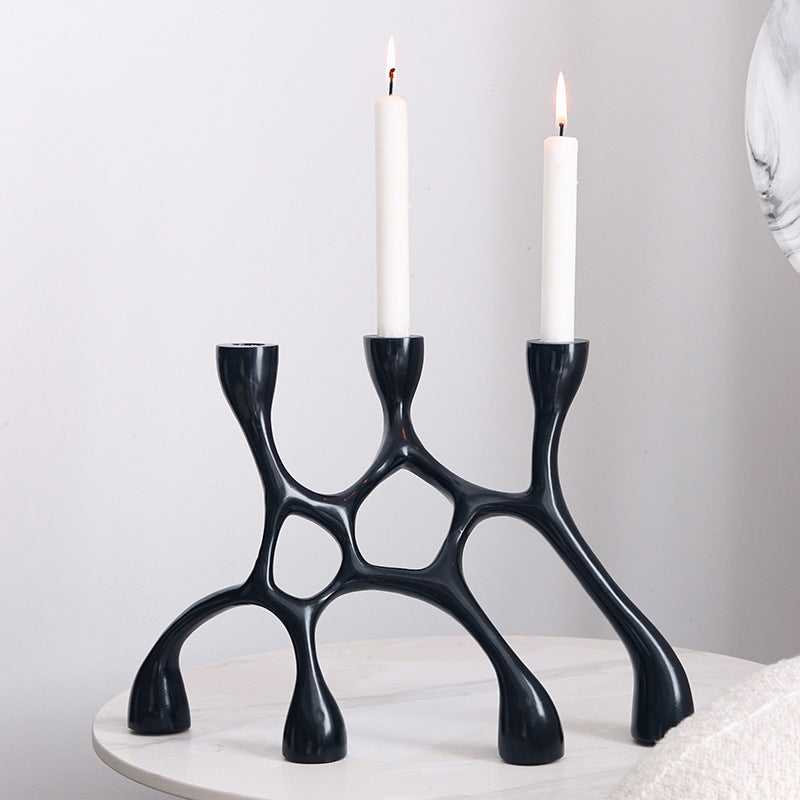 Geometric three head candle holder WL00307.308.309