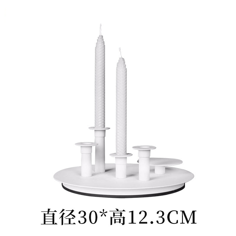 Black and white magnetic candlestick WL00331.332 Candle Holder