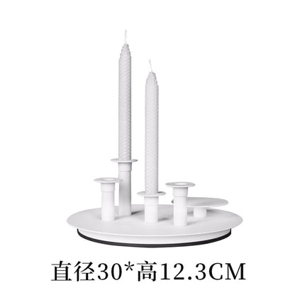 Black and white magnetic candlestick WL00331.332 Candle Holder