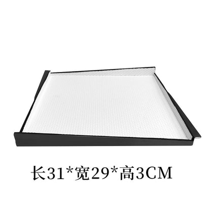 Advanced leather metal mirror tray WL00257