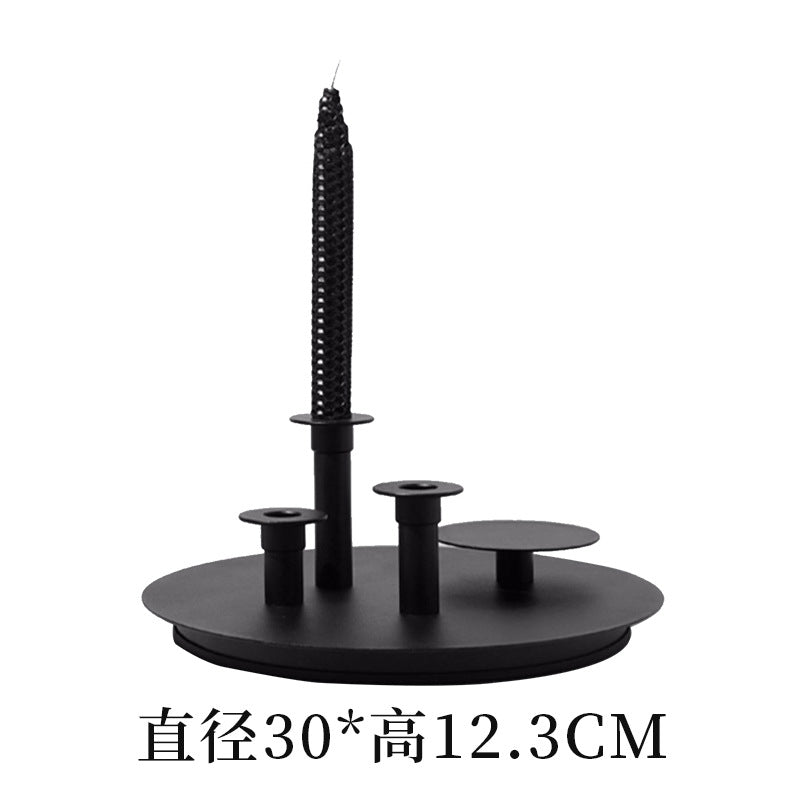 Black and white magnetic candlestick WL00331.332 Candle Holder