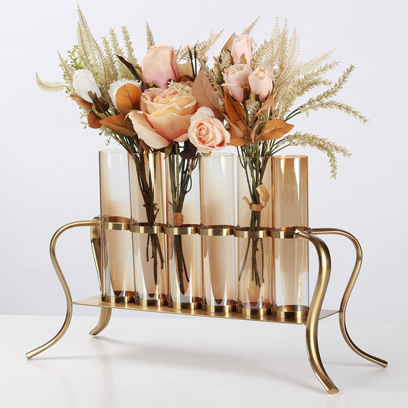 High end light luxury metal vase WL00294