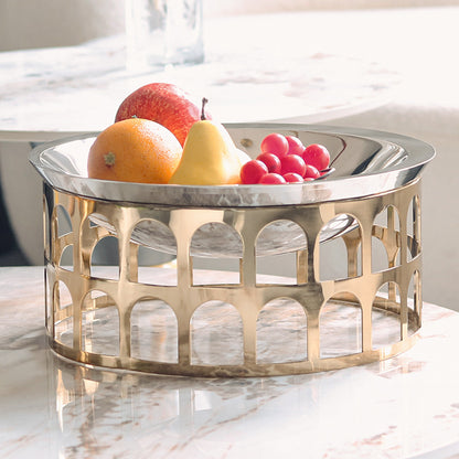 Metal Fruit Plate Snack Dried Fruit Plate WL00236