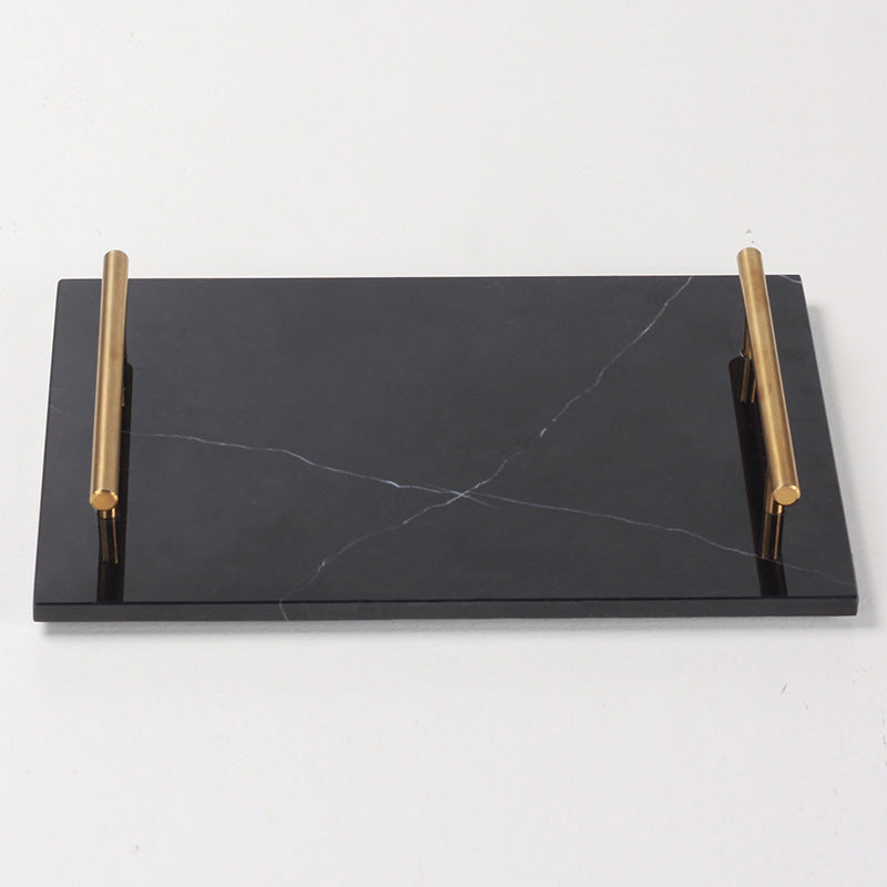 Gold Handle Marble Tray WL00241.242.243.244