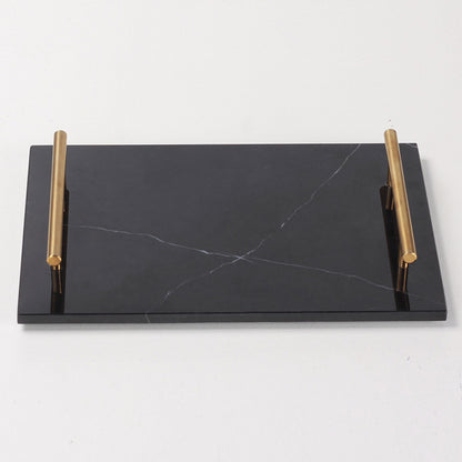 Gold Handle Marble Tray WL00241.242.243.244