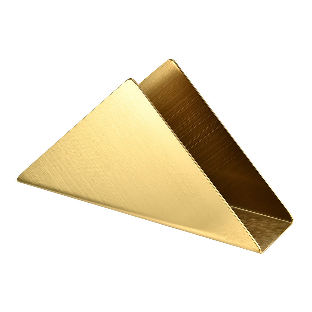 Gold Stainless Steel Table Napkin Holder WL00559.560.561.562