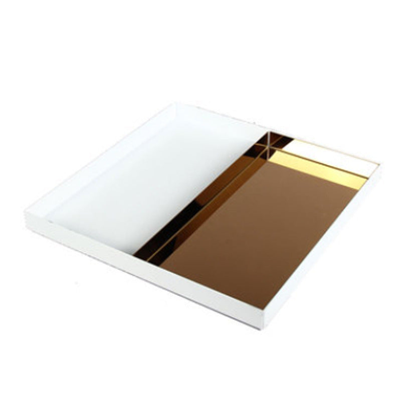 Desktop storage metal decorative square tray WL00279.280