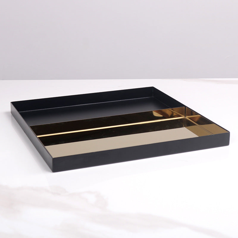 Modern Creative Black Gold Tray WL00175