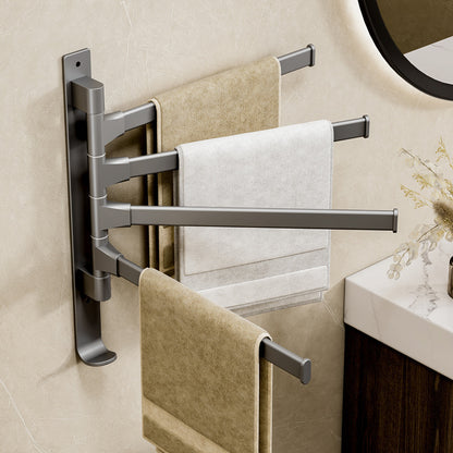 Gun gray rotating towel rack WL0577.578.579