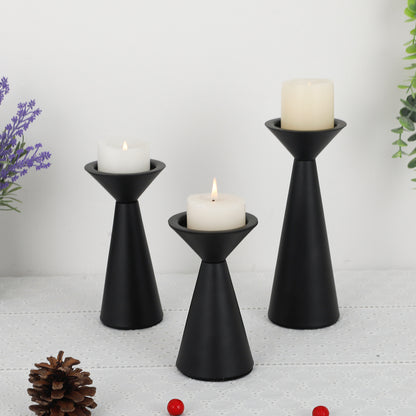 3 PCS vertical candlestick set WL00087