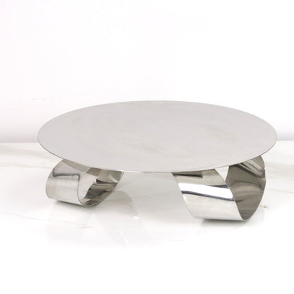 Stainless steel mirrored fruit plate WL00277