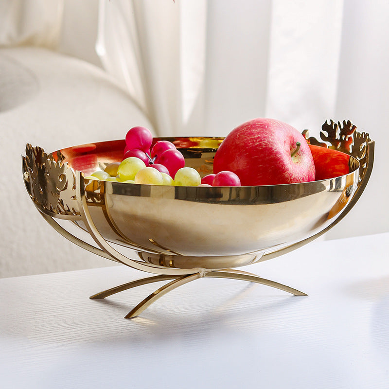 Golden Light Luxury Fruit Plate WL00235