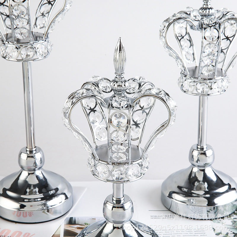 Retro Crown Candlestick Stand WL00375.376.377.378.379.380