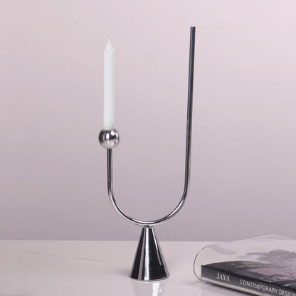 U-shaped candle holder WL00329