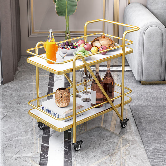 Minimalist Hand Pushed Dining Cart WL00563.564