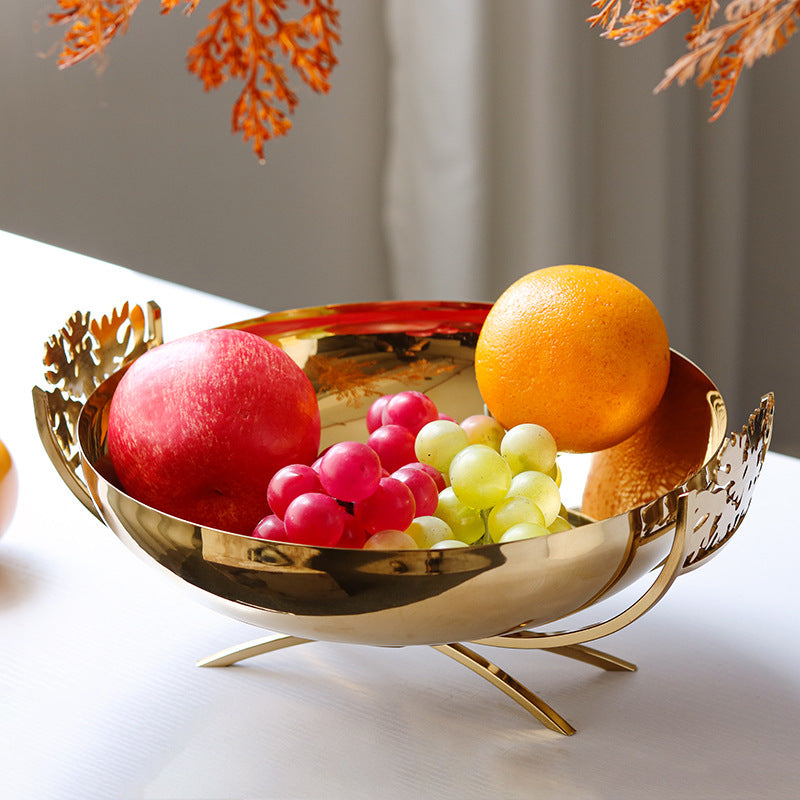 Golden Light Luxury Fruit Plate WL00235